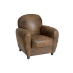 Fauteuil club vintage marron Fauteuil club vintage marron