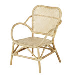 Fauteuil  dner professionnel en rotin beige