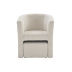 Fauteuil droit blanc