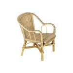 Fauteuil enfant en rotin crapaud