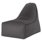 Fauteuil d'intrieur aspect feutre anthracite