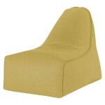 Fauteuil d'intérieur aspect feutre moutarde Fauteuil d'intérieur aspect feutre moutarde