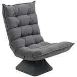 Fauteuil relax dossier r�glable lin gris chin�