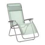 Fauteuil relax z�ro gravit� en acier vert l88xl67xh114