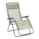 Fauteuil relax zro gravit en acier vert l96xl72xh123