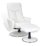 Fauteuil de relaxation manuel design en cuir
