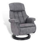 Fauteuil de relaxation manuel en microfibre