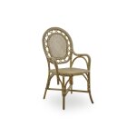Fauteuil de repas en rotin
