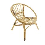 Fauteuil rond enfant en rotin lune Fauteuil rond enfant en rotin lune