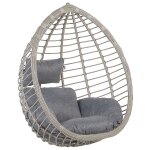 Fauteuil suspendu gris