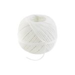 Ficelle alimentaire en coton blanc