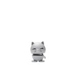 Figurine chat gris clair Figurine chat gris clair