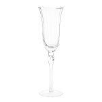 Flûte à champagne en verre transparent Flûte à champagne en verre transparent
