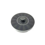 Fontaine extérieure ronde en résine alimentation solaire seule Fontaine extérieure ronde en résine alimentation solaire seule