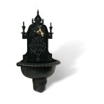 Fontaine de jardin en aluminium vert