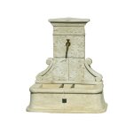 Fontaine de jardin en pierre reconstitu�e 100 x 53 x 114 cm