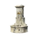 Fontaine de jardin en pierre reconstitu�e 79 x 49x 113 cm