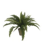 Fougre plante artificielle en pot h45