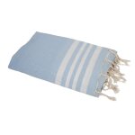 Fouta coton bleu ciel 100x200
