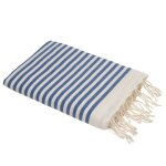 Fouta coton bleu grec 100x200