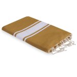 Fouta coton moutarde 100x200