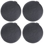Galettes de chaise anthracite chin imitation feutre - lot de 4 -  35cm