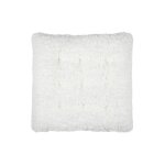 Galette de chaise bouclette cru 38x38cm