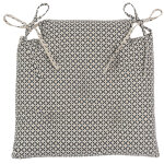 Galette de chaise en coton 40 x 40 cm Galette de chaise en coton 40 x 40 cm