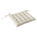 Galette de chaise cru 38 x 38 cm