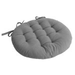 Galette de chaise ronde gris clair diam. 38 cm