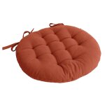 Galette de chaise ronde terre cuite diam. 38 cm