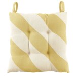 Galette en coton jaune 40x40cm Galette en coton jaune 40x40cm