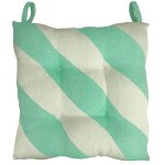 Galette en coton vert 40x40cm Galette en coton vert 40x40cm