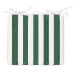 Galette en polyester vert fonc 40x40