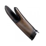 Gant silicone et textile noir