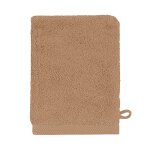 Gant de toilette en coton bio vert 16x21