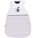 Gigoteuse bb hiver naissance en double gaze de coton marinire