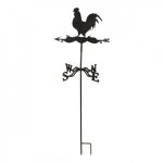 Girouette coq mtal  planter ou  fixer