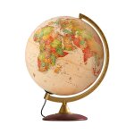Globe terrestre 30 cm antique lumineux textes en français Globe terrestre 30 cm antique lumineux textes en français