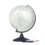 Globe terrestre 30 cm cartographie muette