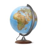 Globe terrestre 30 cm lumineux textes en franais