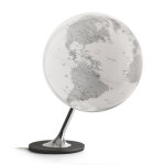 Globe terrestre de design 25 cm lumineux textes en anglais