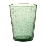 Gobelet en verre bull vert