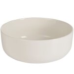 Grand bol à rebord en porcelaine blanche Grand bol à rebord en porcelaine blanche