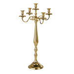 Grand chandelier en aluminium doré Grand chandelier en aluminium doré