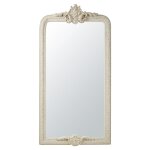 Grand miroir à moulures grises 90x176 Grand miroir à moulures grises 90x176