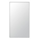 Grand miroir rectangulaire noir 90x160