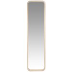 Grand miroir rectangulaire sur pied en bois de paulownia 41x160 Grand miroir rectangulaire sur pied en bois de paulownia 41x160