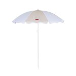 Grand parasol bicolore polyester 210x160cm beige