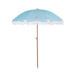 Grand parasol polyester 210x180cm bleu
